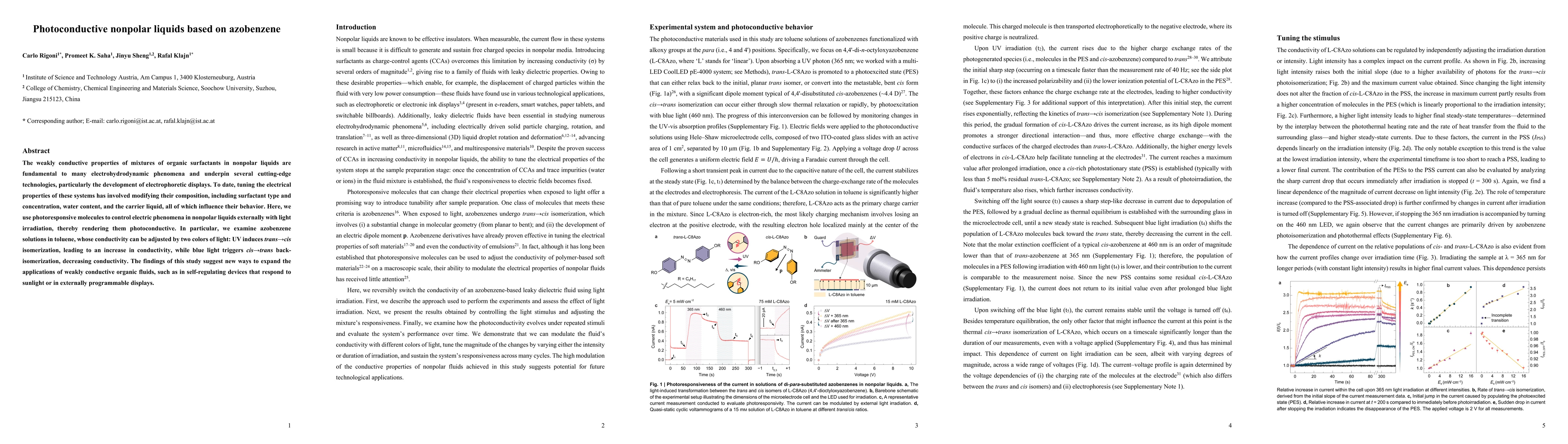 Thumbnail for Photoconductive nonpolar liquids based on azobenzene