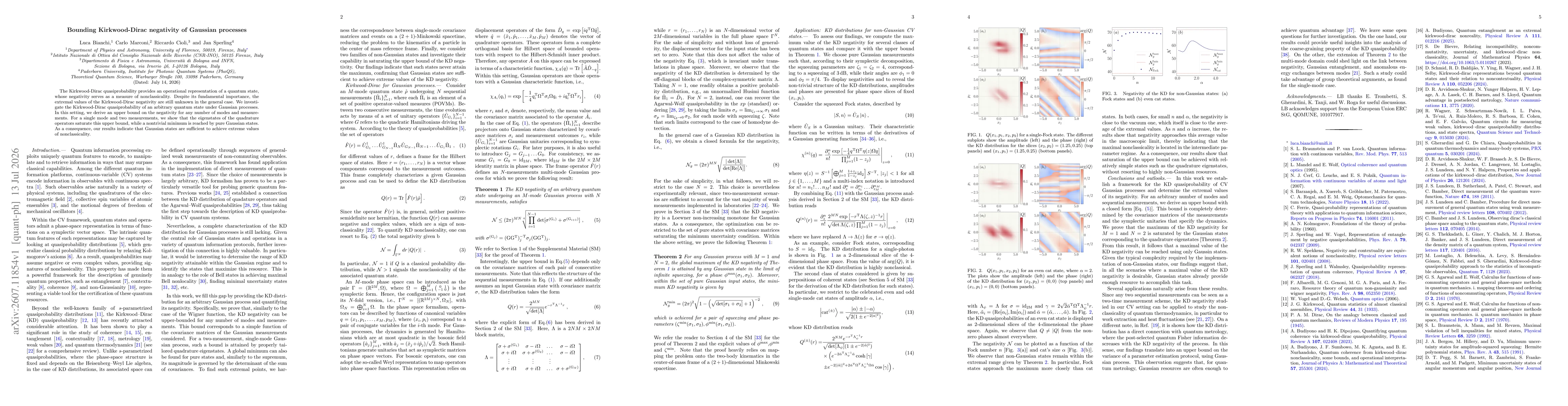 Thumbnail for Bounding Kirkwood-Dirac negativity of Gaussian processes