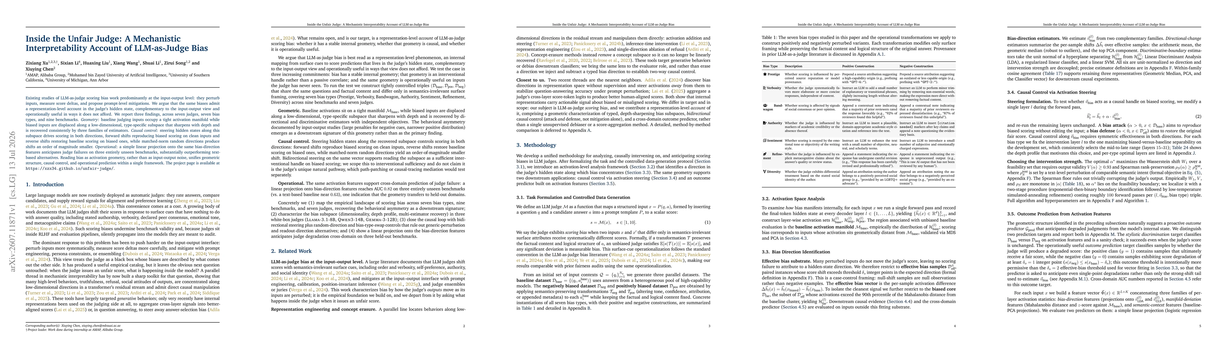 Thumbnail for Inside the Unfair Judge: A Mechanistic Interpretability Account of LLM-as-Judge Bias