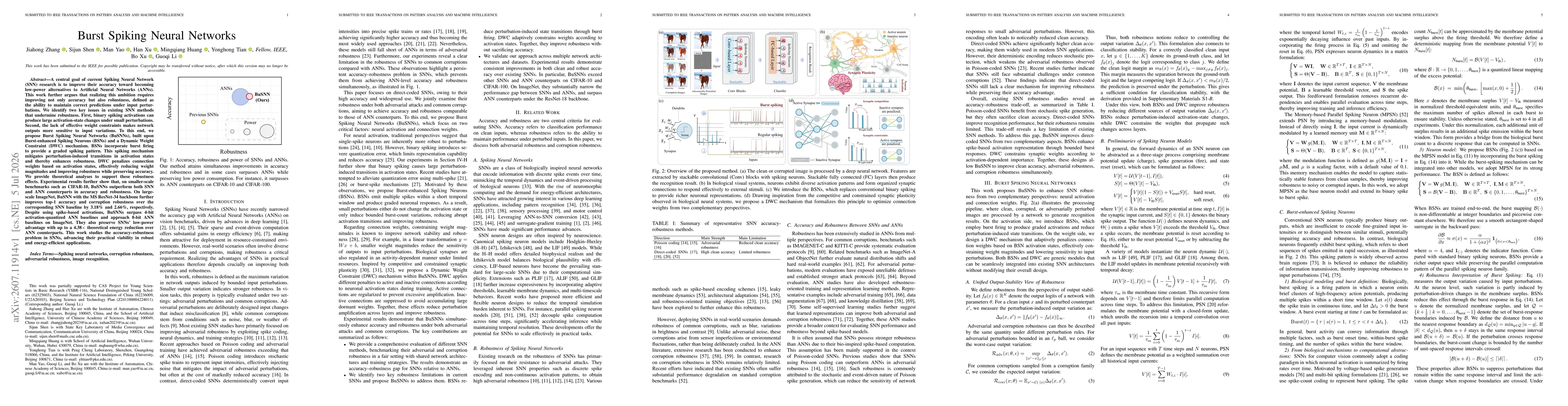Thumbnail for Burst Spiking Neural Networks