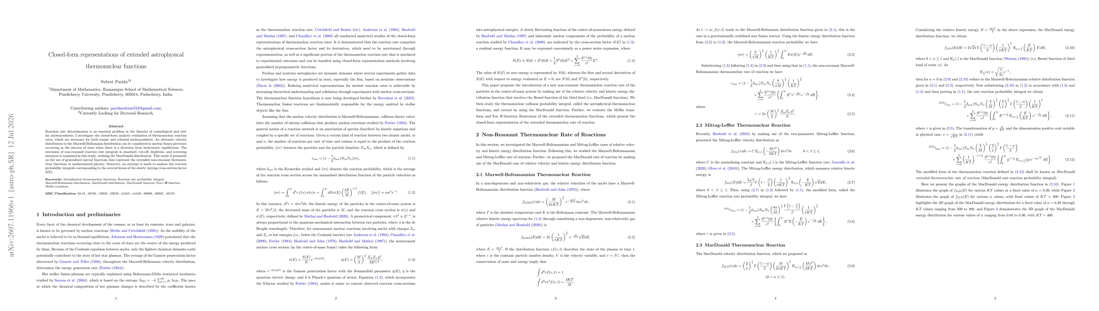 Thumbnail for Closed-form representations of extended astrophysical thermonuclear functions