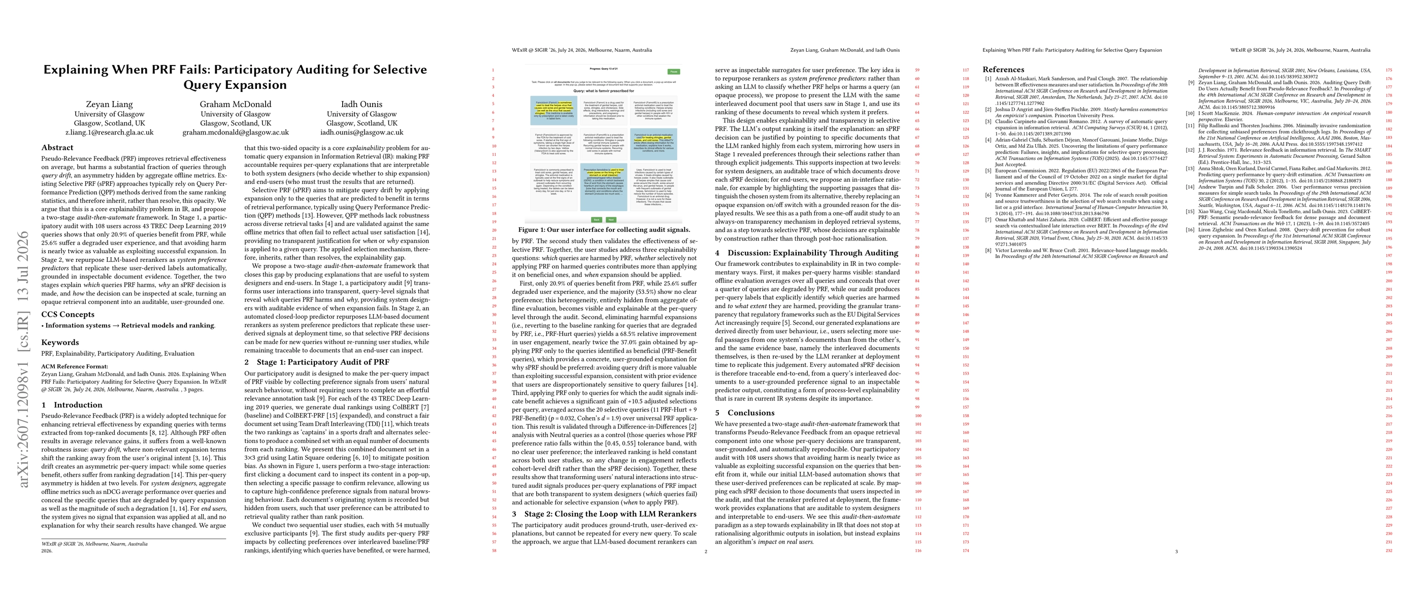 Thumbnail for Explaining When PRF Fails: Participatory Auditing for Selective Query Expansion
