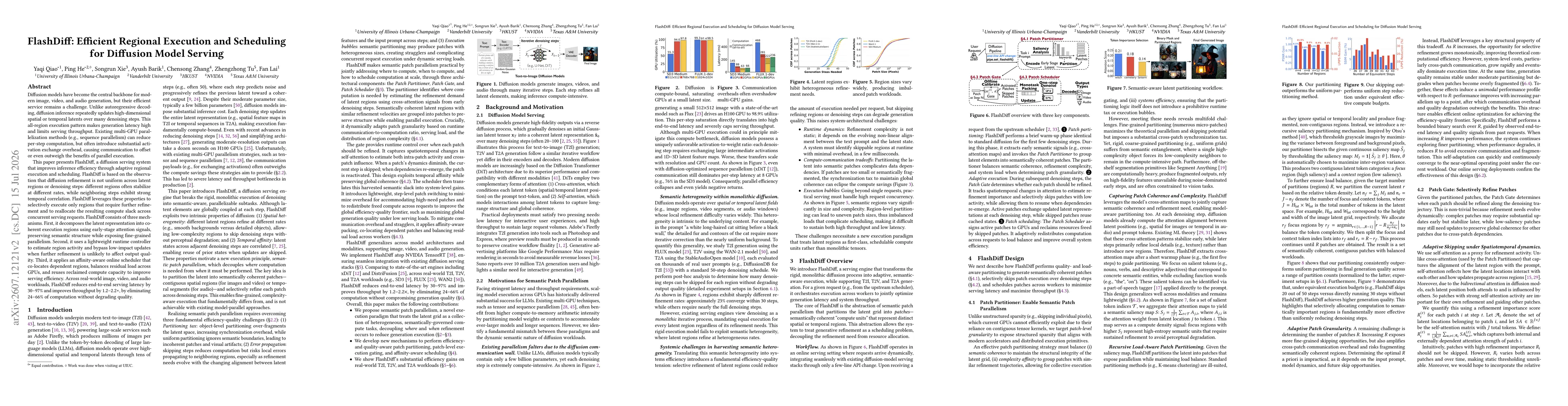 Thumbnail for FlashDiff: Efficient Regional Execution and Scheduling for Diffusion Model Serving