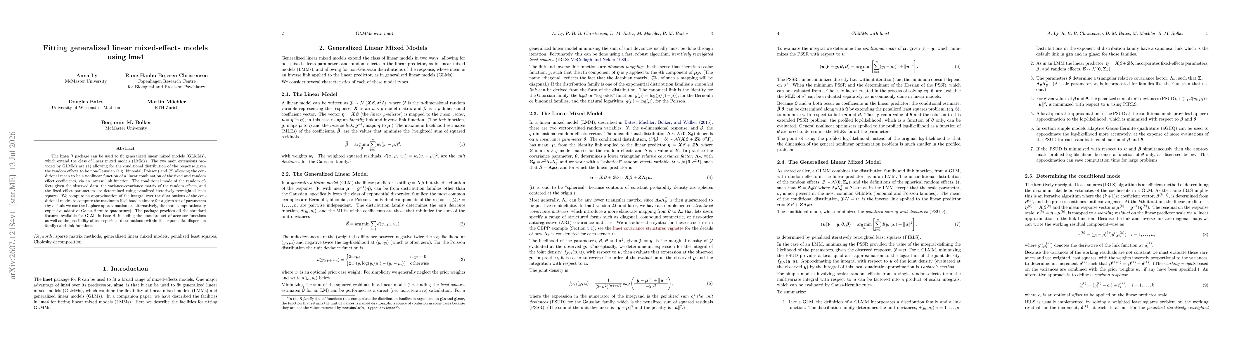 Thumbnail for Fitting Generalized Linear Mixed-Effects Models using lme4
