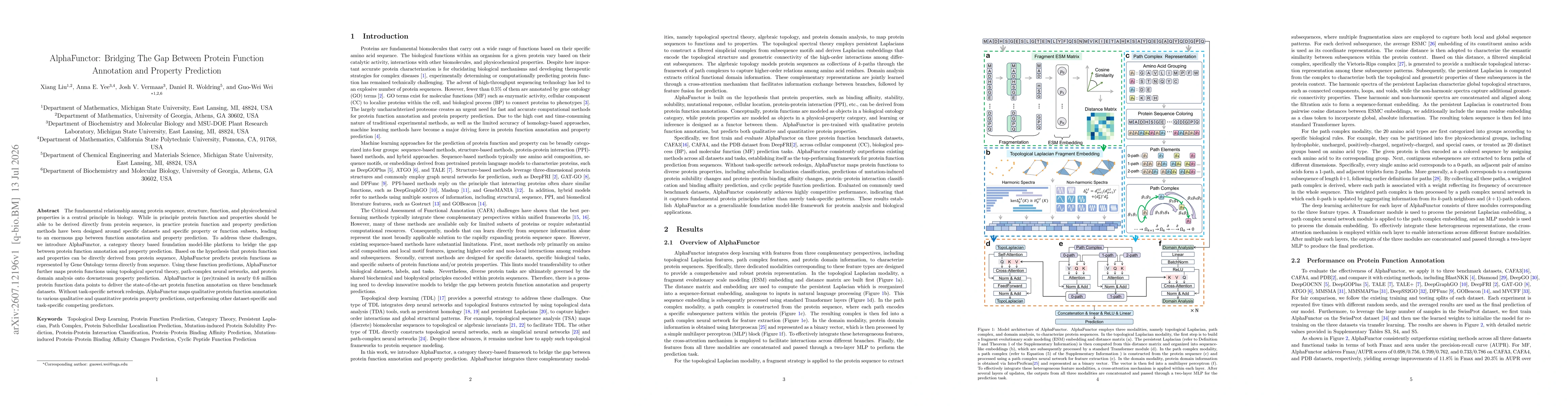 Thumbnail for AlphaFunctor: Bridging The Gap Between Protein Function Annotation and Property Prediction