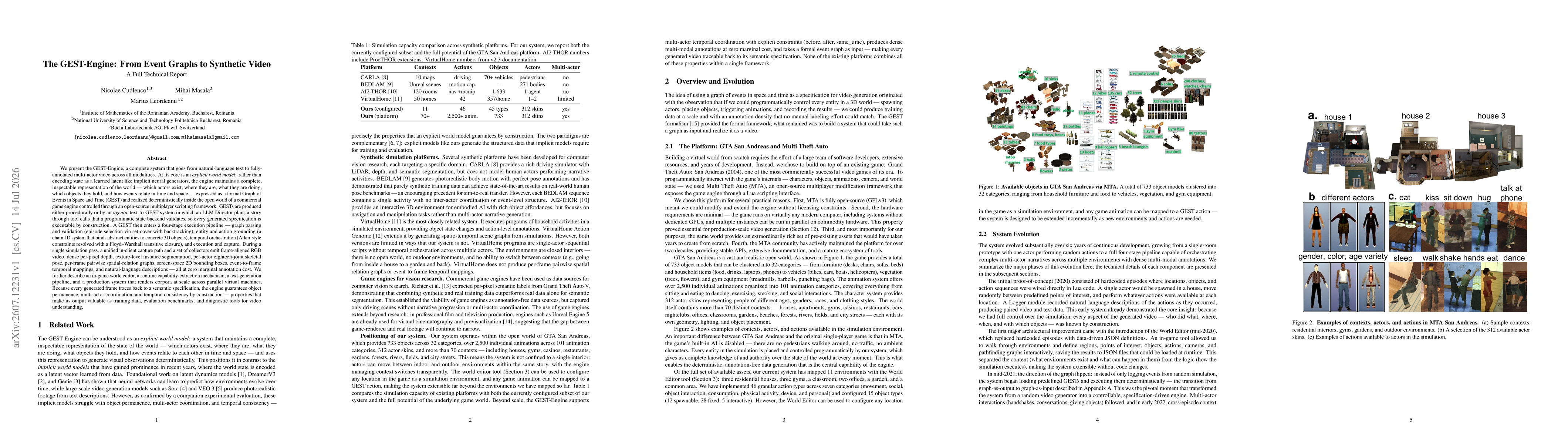 Thumbnail for The GEST-Engine: From Event Graphs to Synthetic Video. A Full Technical Report
