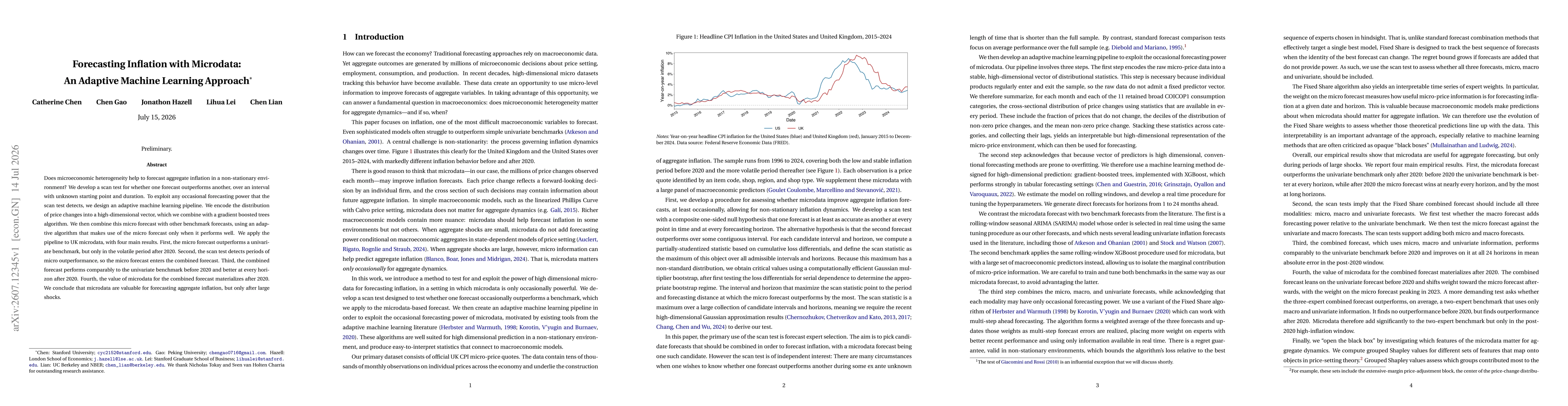 Thumbnail for Forecasting Inflation with Microdata: An Adaptive Machine Learning Approach