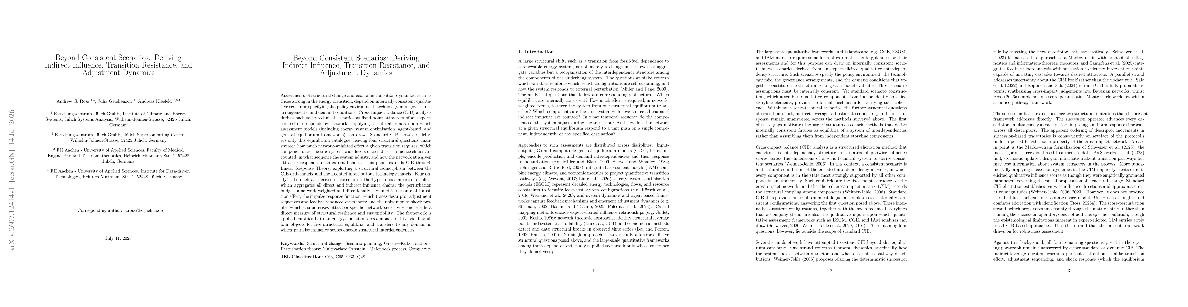 Thumbnail for Beyond Consistent Scenarios: Deriving Indirect Influence, Transition Resistance, and Adjustment Dynamics