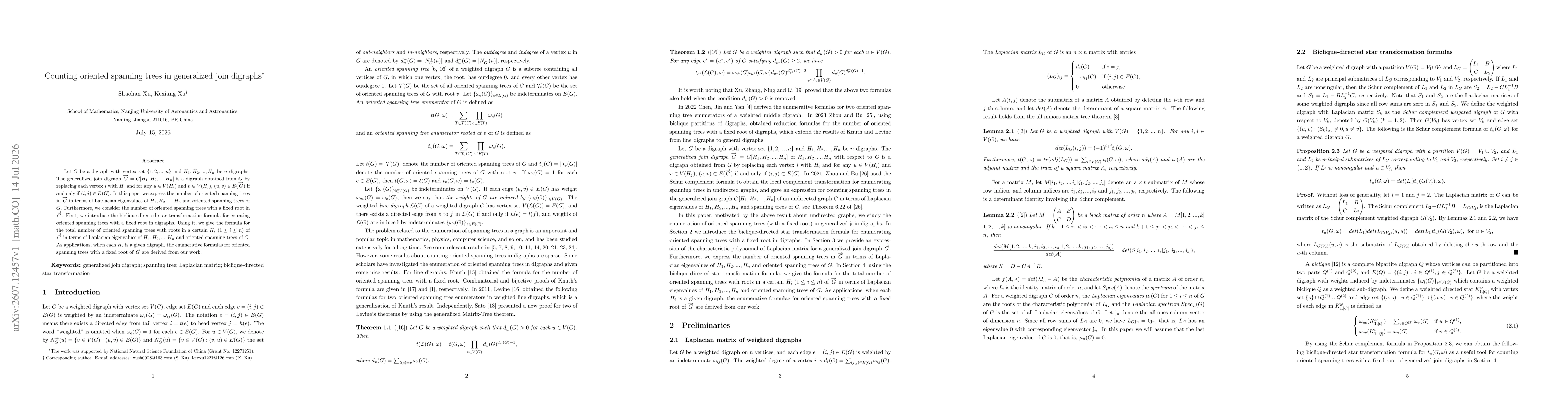 Thumbnail for Counting oriented spanning trees in generalized join digraphs