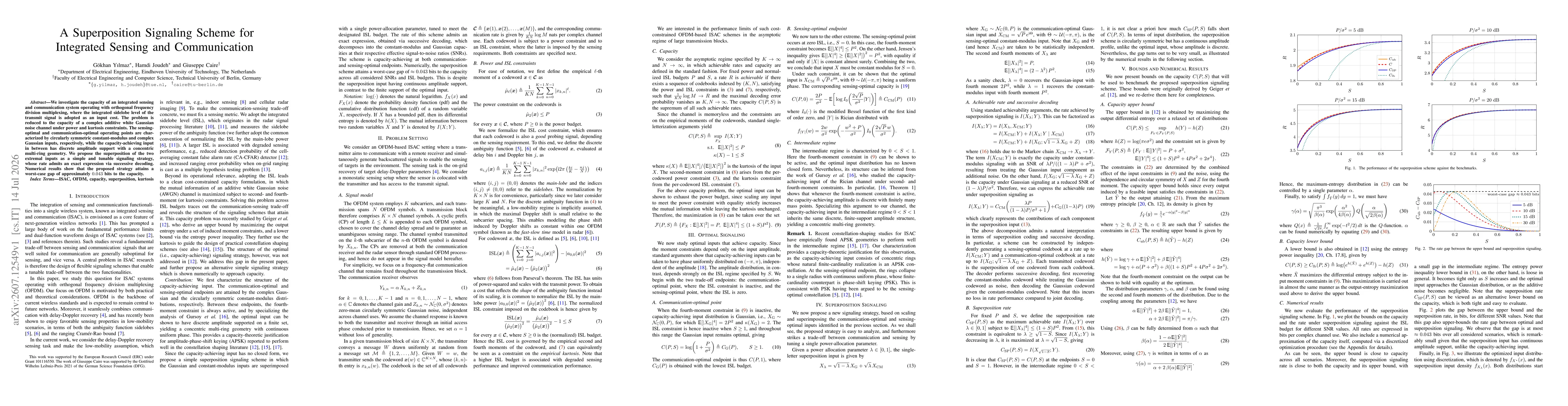 Thumbnail for A Superposition Signaling Scheme for Integrated Sensing and Communication