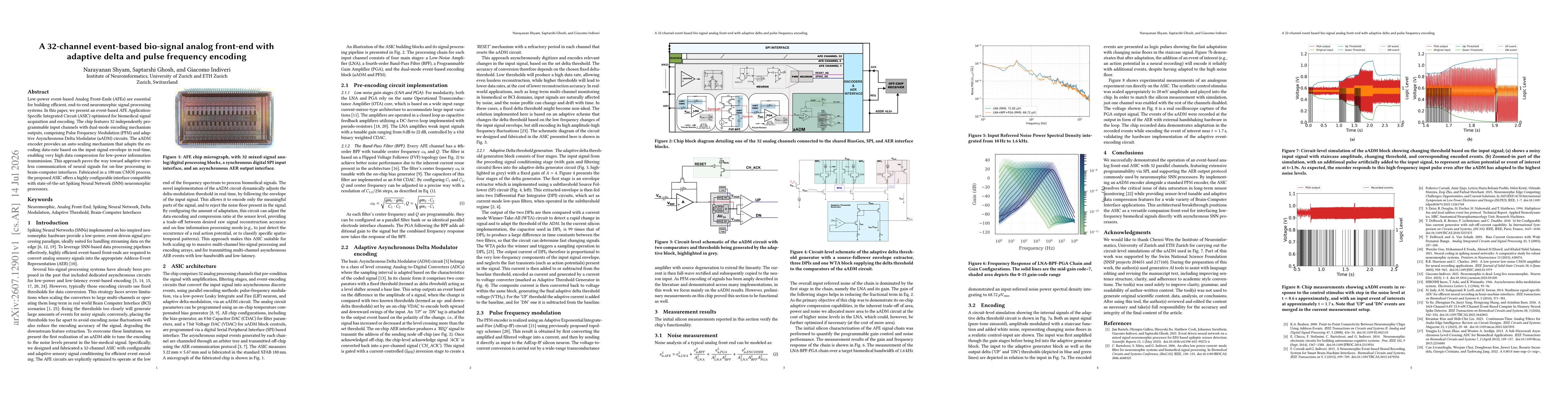 Thumbnail for A 32-channel event-based bio-signal analog front-end with adaptive delta and pulse frequency encoding