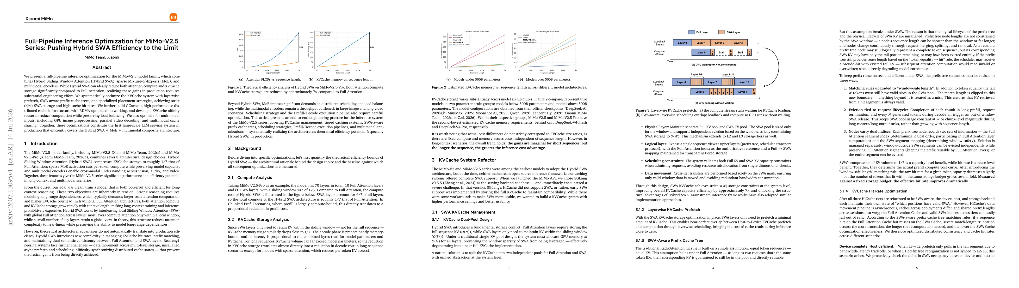Thumbnail for Full-Pipeline Inference Optimization for MiMo-V2.5 Series: Pushing Hybrid SWA Efficiency to the Limit