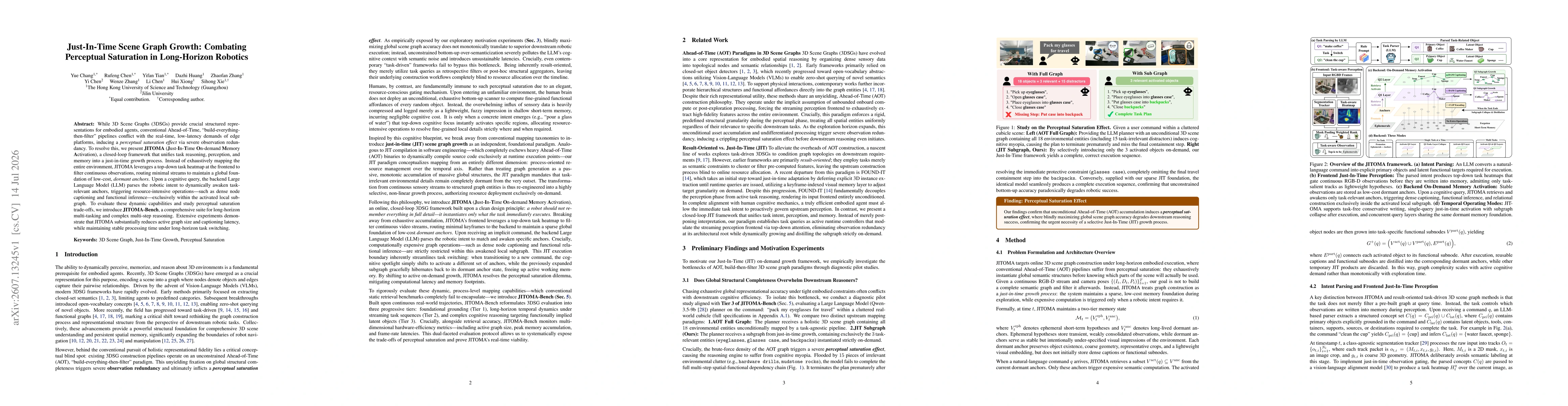 Thumbnail for Just-In-Time Scene Graph Growth: Combating Perceptual Saturation in Long-Horizon Robotics