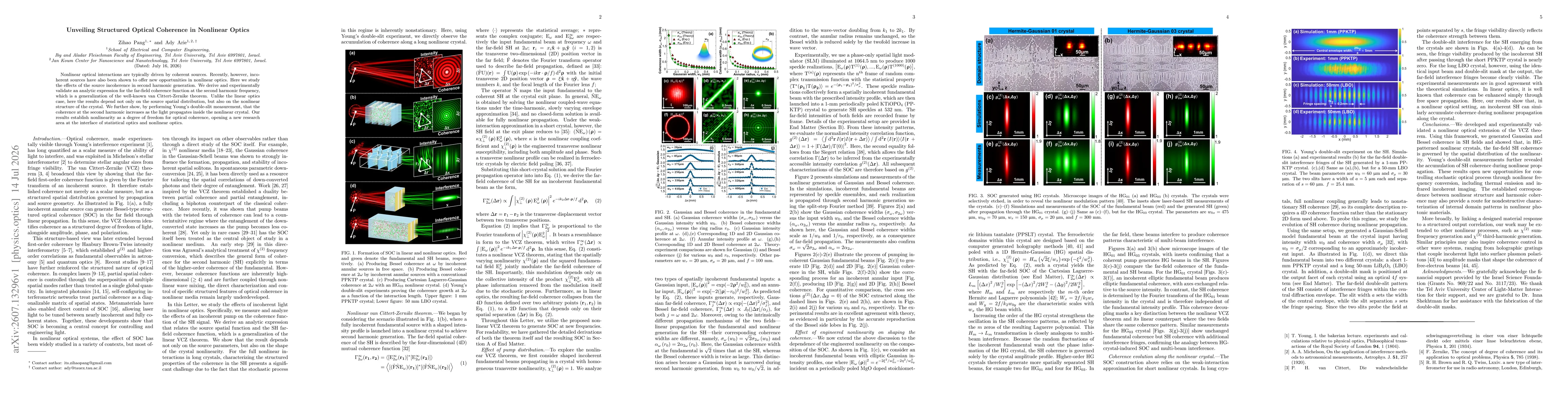 Thumbnail for Unveiling Structured Optical Coherence in Nonlinear Optics