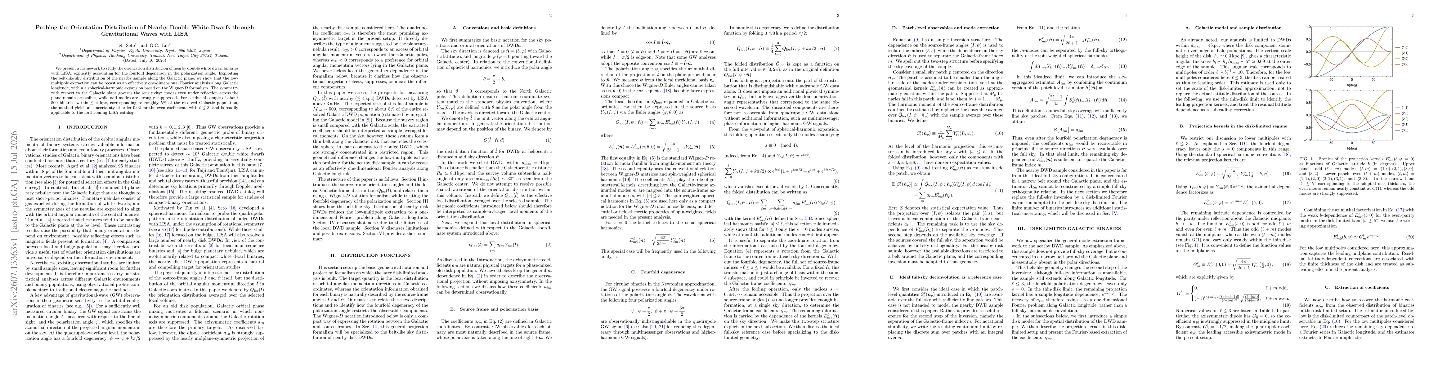 Thumbnail for Probing the Orientation Distribution of Nearby Double White Dwarfs through Gravitational Waves with LISA