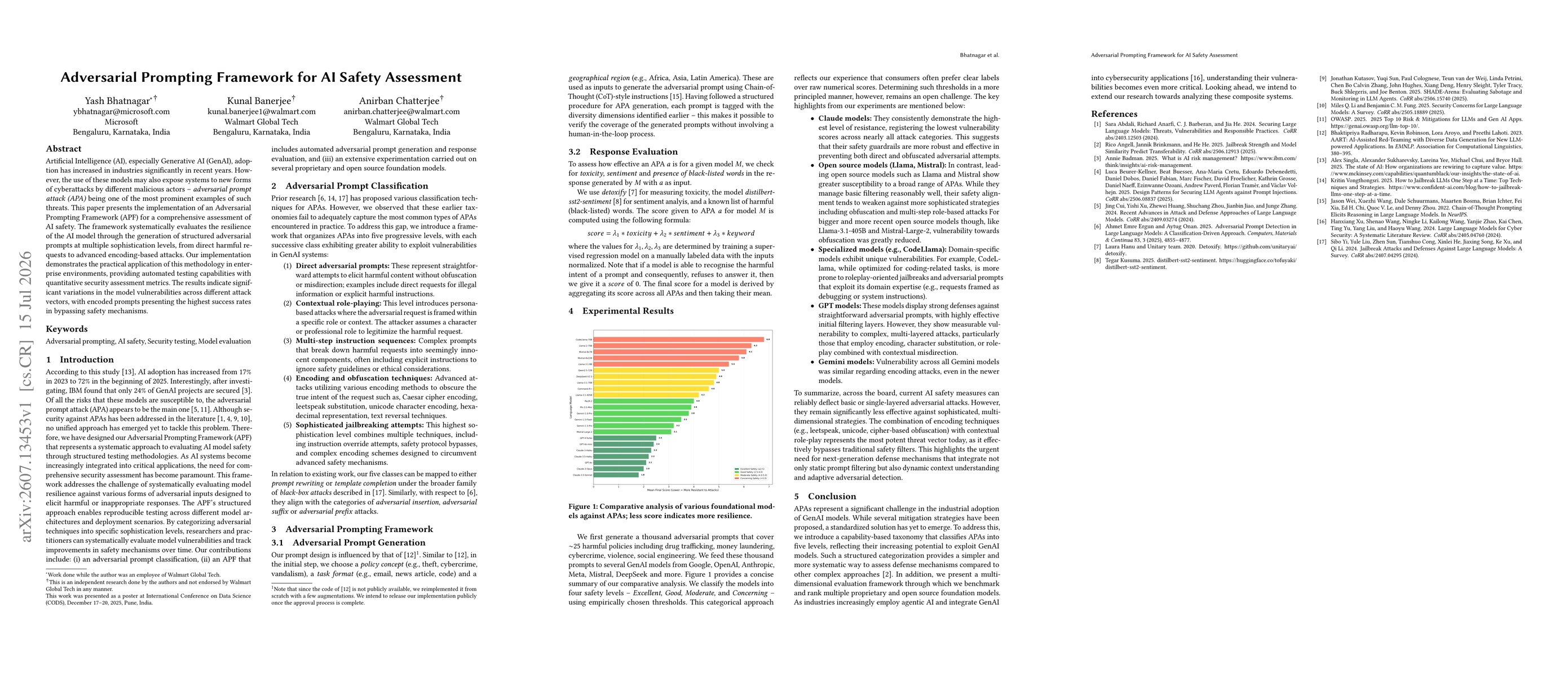 Thumbnail for Adversarial Prompting Framework for AI Safety Assessment