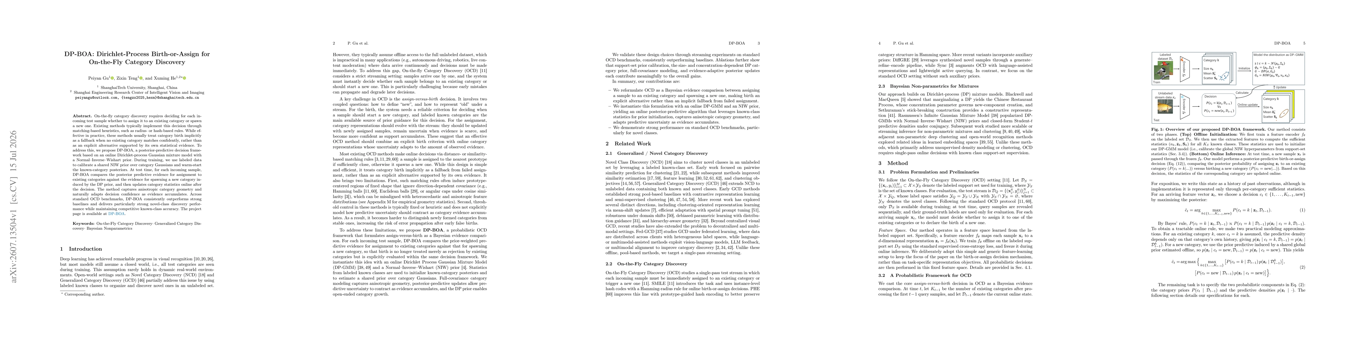 Thumbnail for DP-BOA: Dirichlet-Process Birth-or-Assign for On-the-Fly Category Discovery