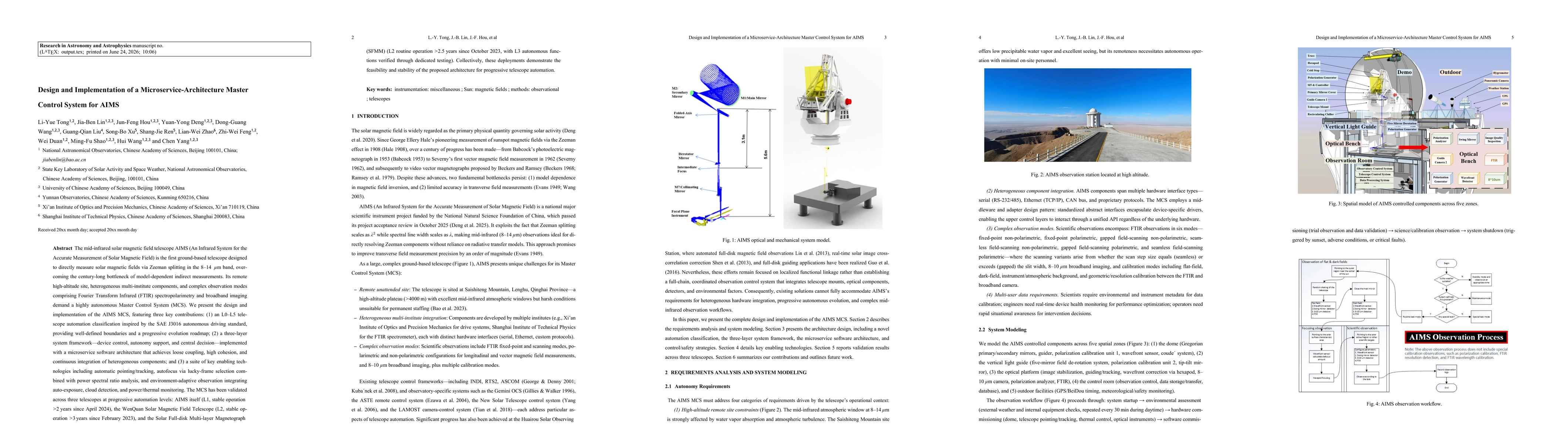 Thumbnail for Design and Implementation of a Microservice-Architecture Master Control System for AIMS