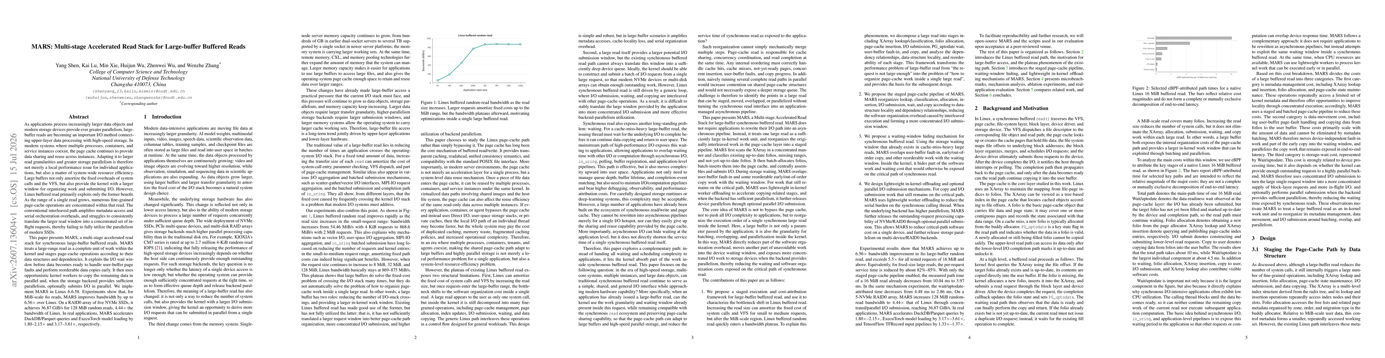 Thumbnail for MARS: Multi-stage Accelerated Read Stack for Large-buffer Buffered Reads