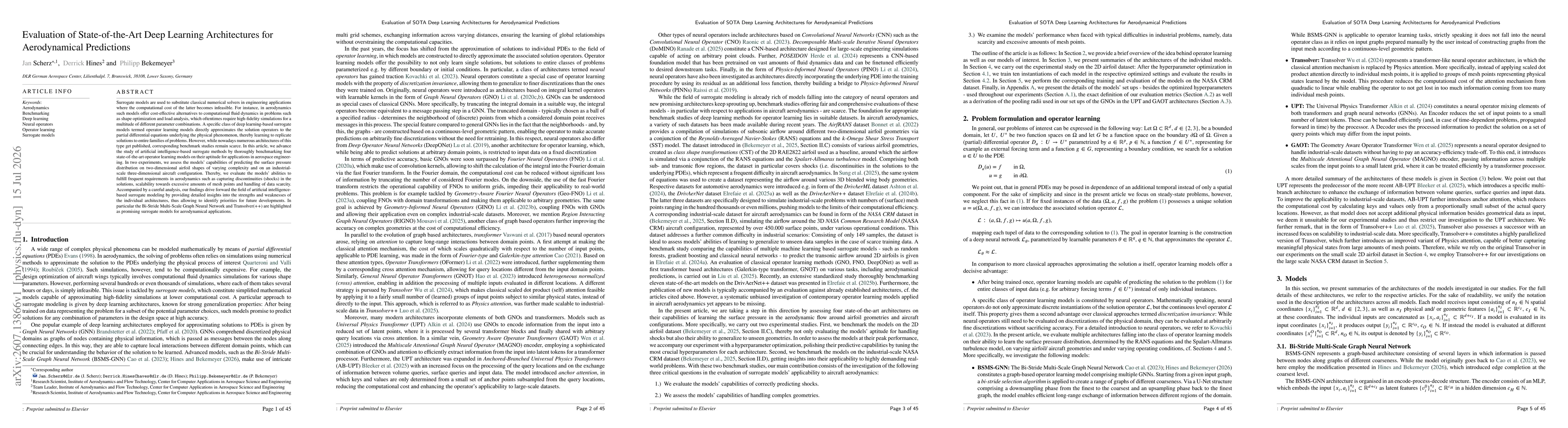 Thumbnail for Evaluation of State-of-the-Art Deep Learning Architectures for Aerodynamical Predictions