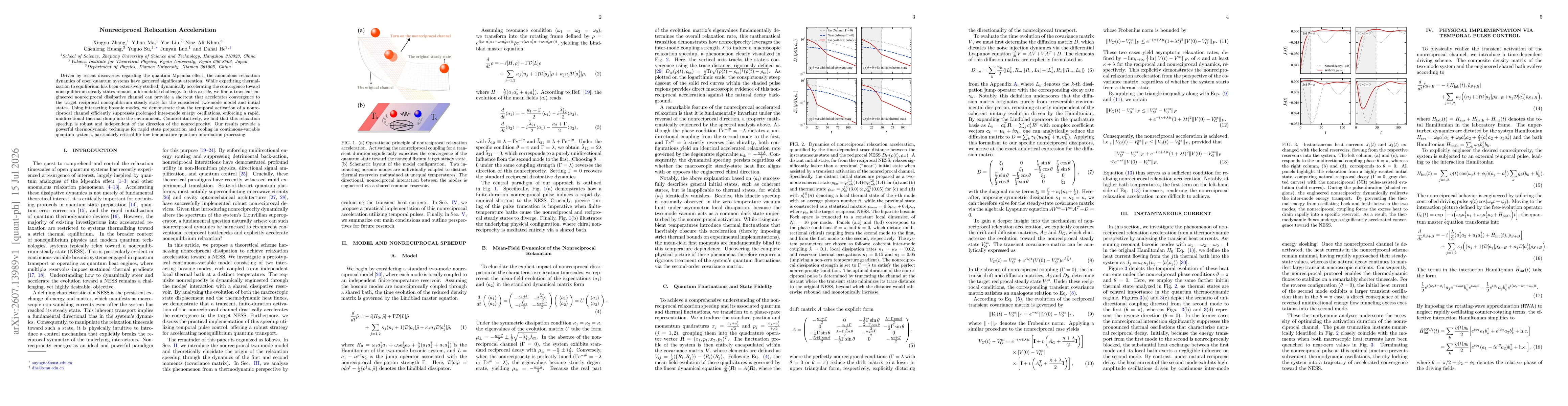 Thumbnail for Nonreciprocal Relaxation Acceleration
