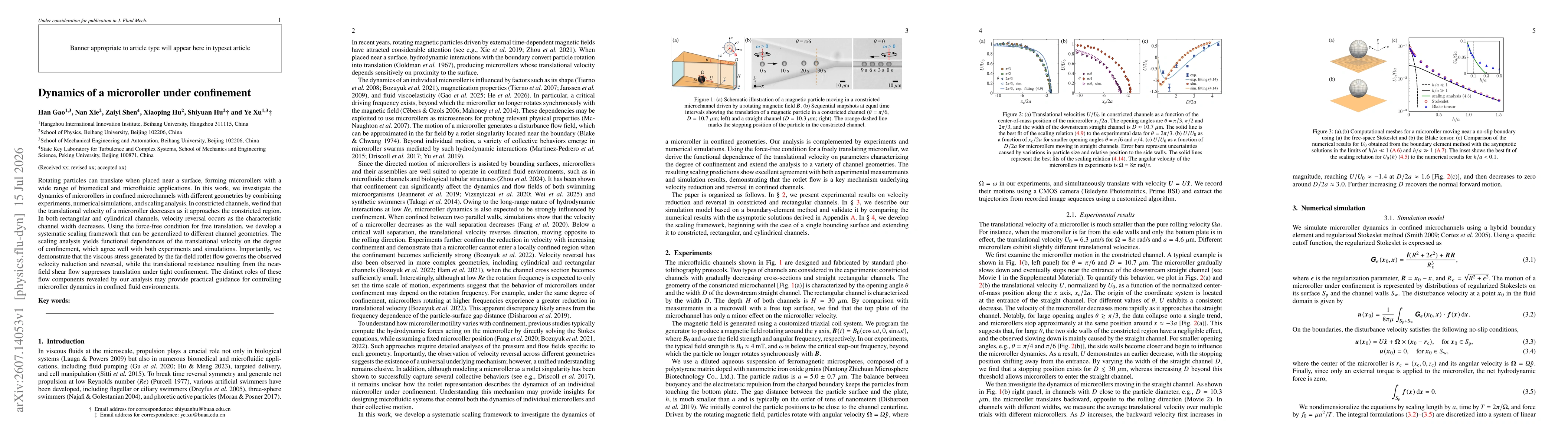 Thumbnail for Dynamics of a microroller under confinement