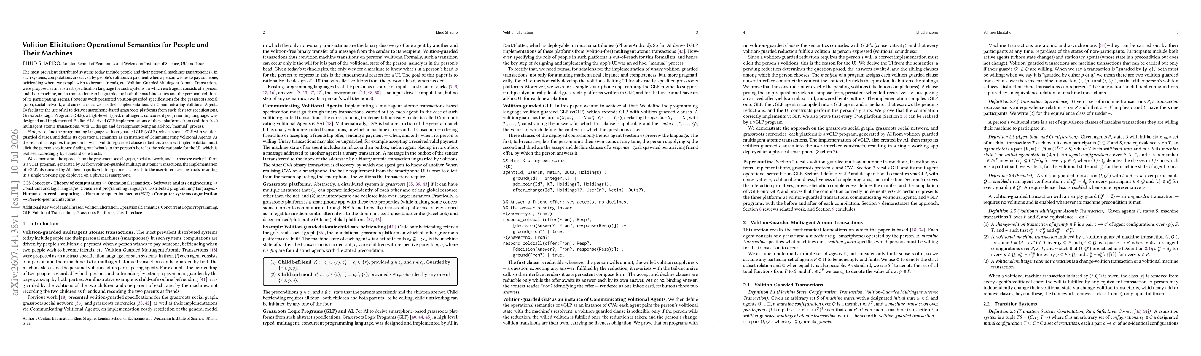 Thumbnail for Volition Elicitation: Operational Semantics for People and Their Machines