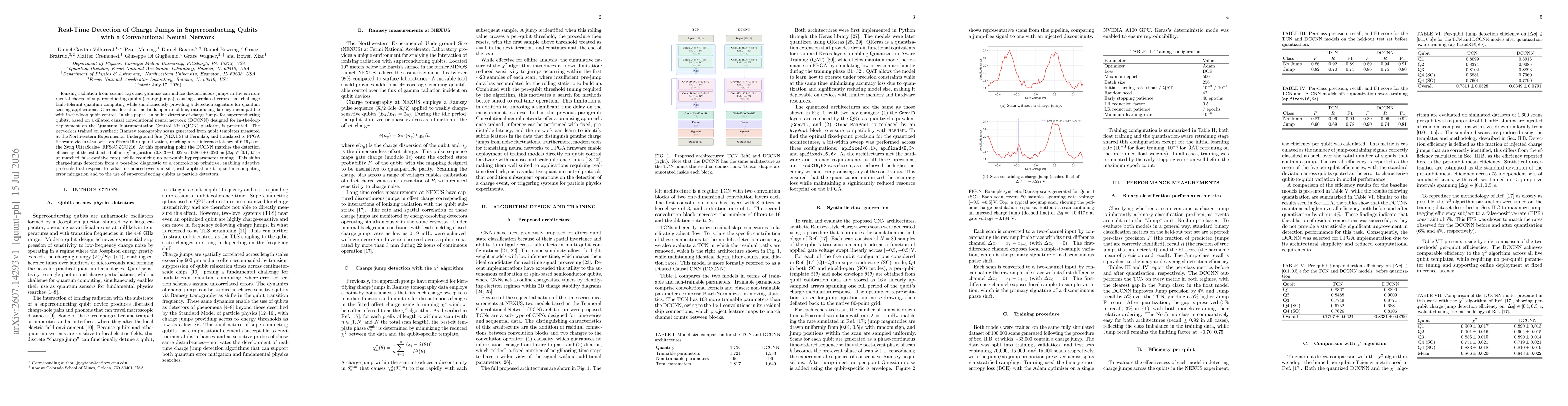Thumbnail for Real-Time Detection of Charge Jumps in Superconducting Qubits with a Convolutional Neural Network