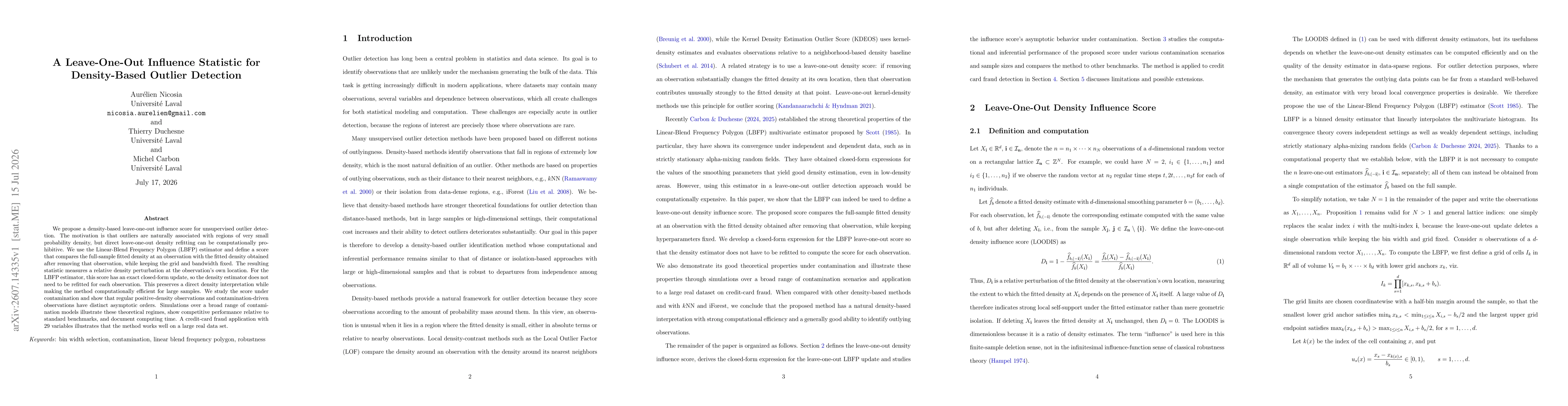 Thumbnail for A Leave-One-Out Influence Statistic for Density-Based Outlier Detection