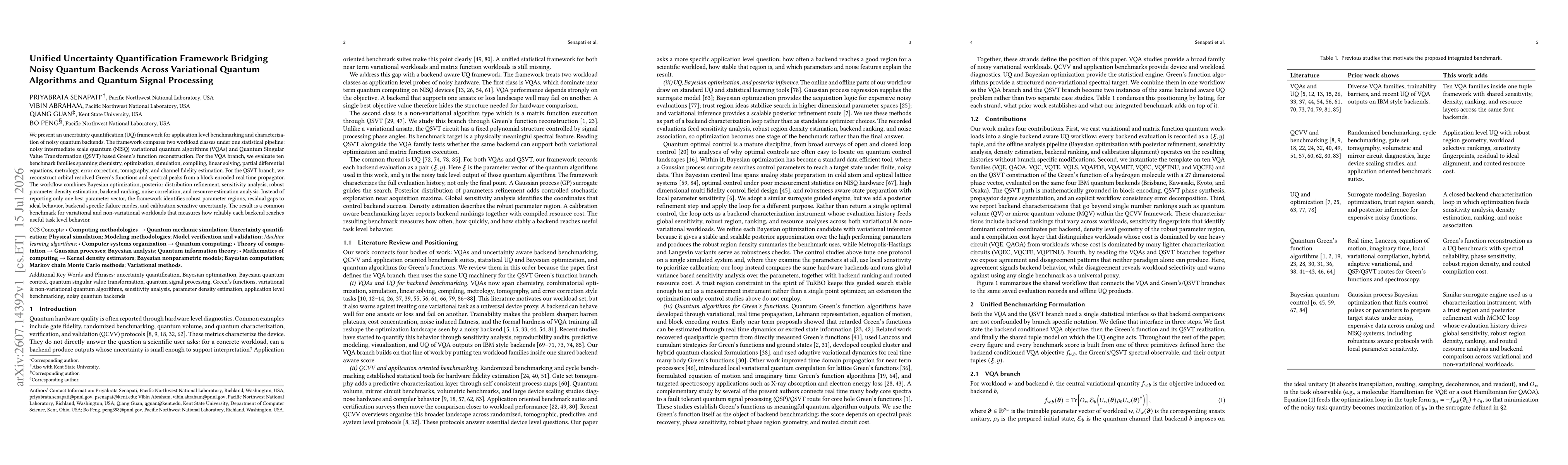 Thumbnail for Unified Uncertainty Quantification Framework Bridging Noisy Quantum Backends Across Variational Quantum Algorithms and Quantum Signal Processing