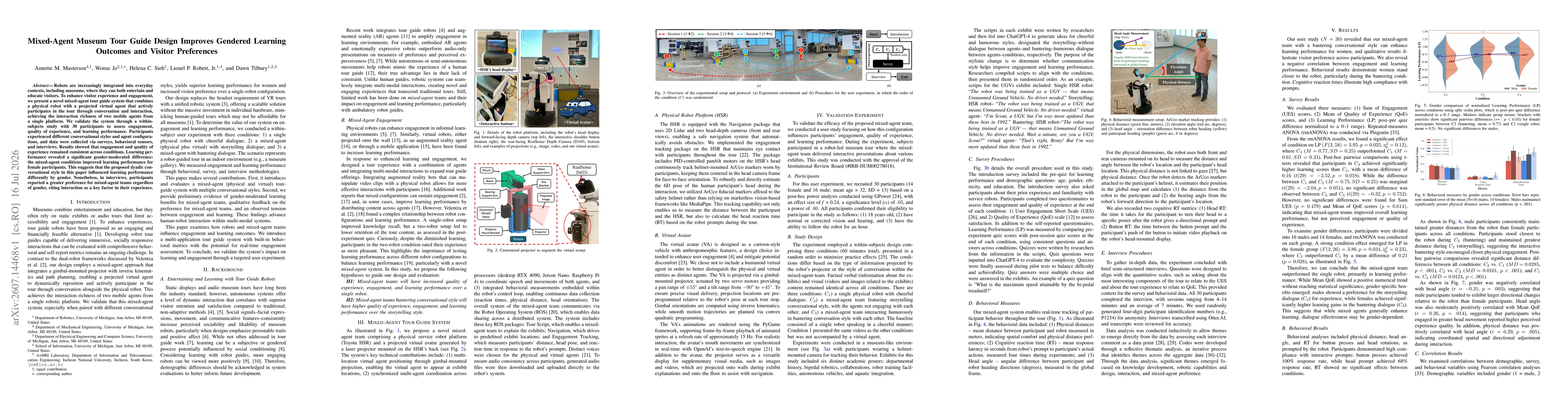 Thumbnail for Mixed-Agent Museum Tour Guide Design Improves Gendered Learning Outcomes and Visitor Preferences