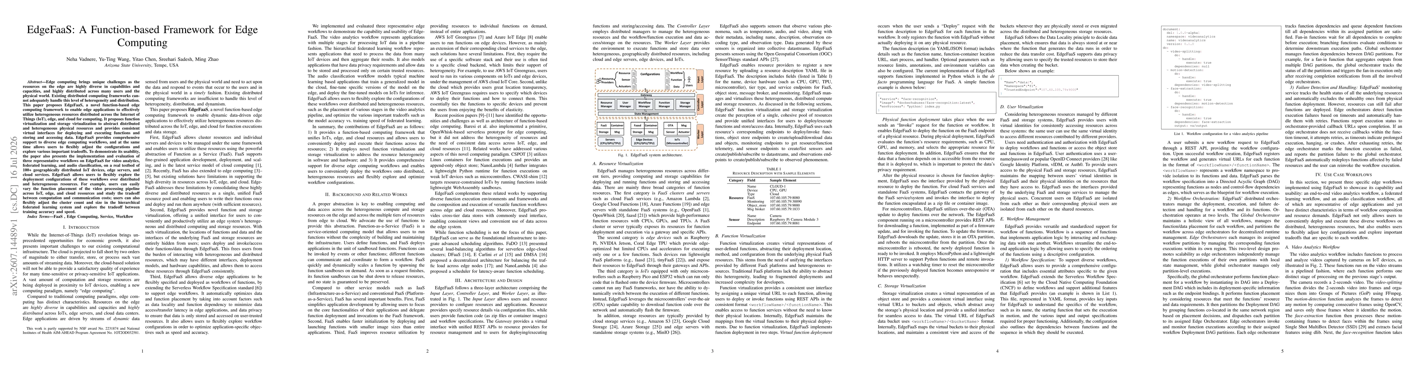 Thumbnail for EdgeFaaS: A Function-based Framework for Edge Computing