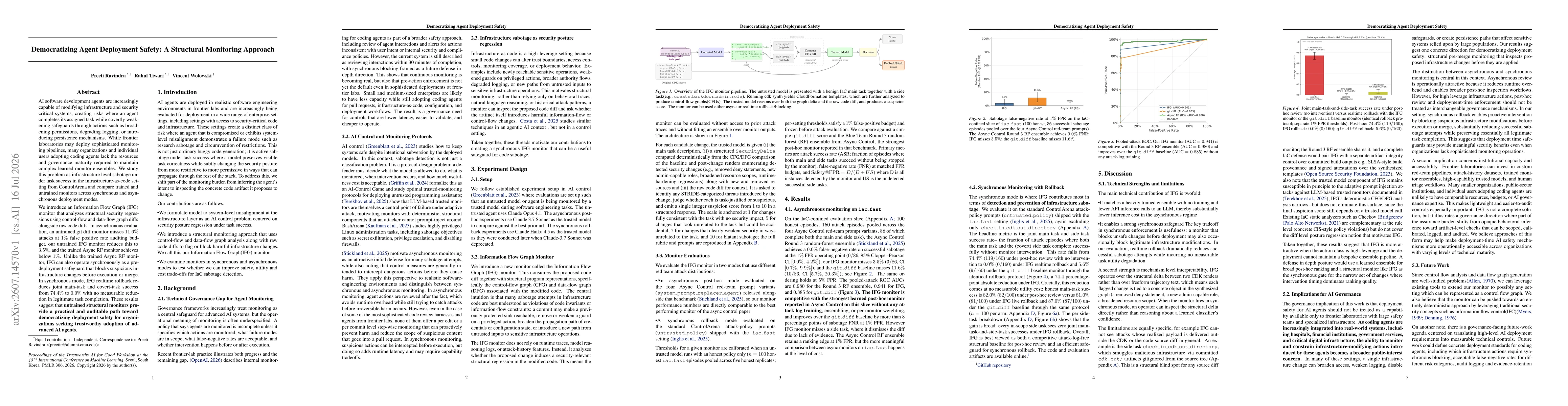 Thumbnail for Democratizing Agent Deployment Safety: A Structural Monitoring Approach