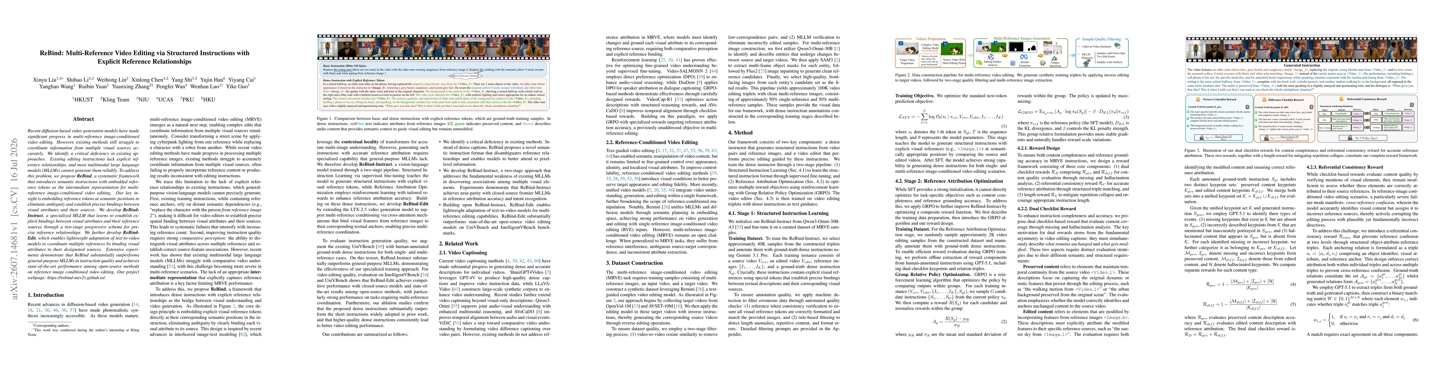 Thumbnail for ReBind: Multi-Reference Video Editing via Structured Instructions with Explicit Reference Relationships