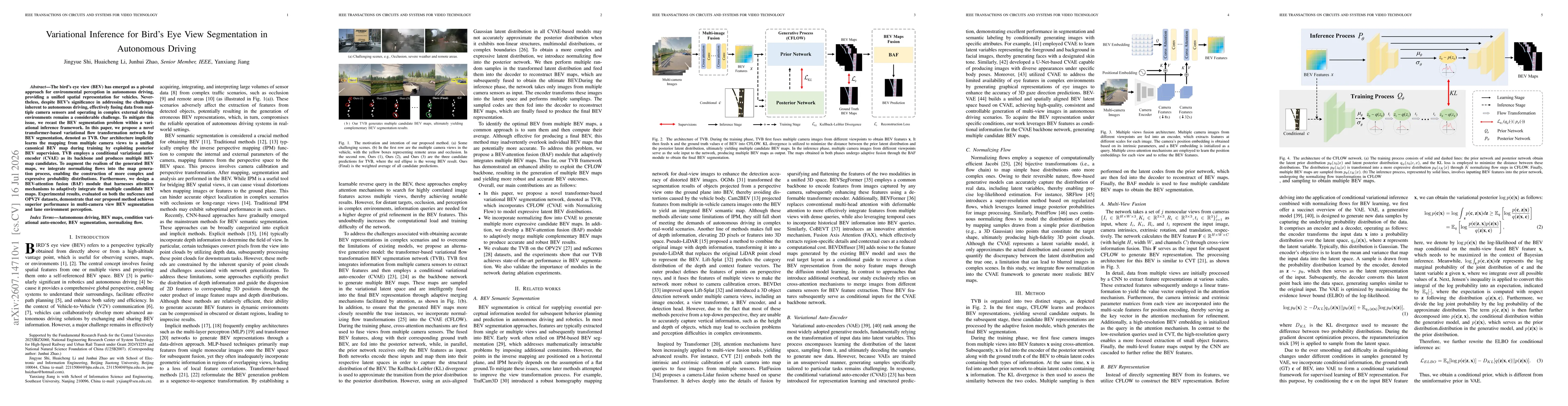 Thumbnail for Variational Inference for Bird's Eye View Segmentation in Autonomous Driving