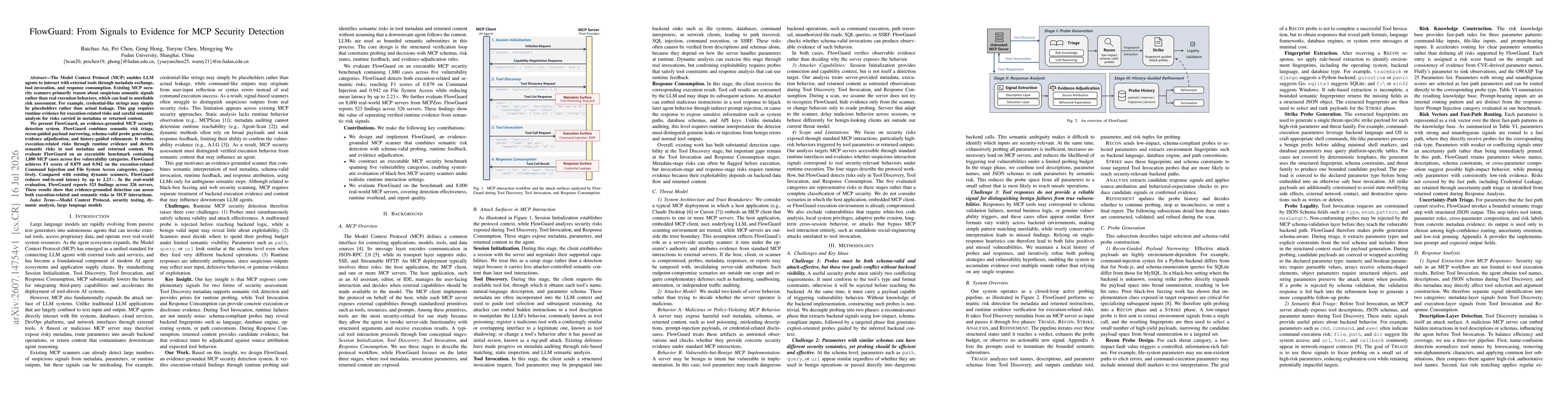 Thumbnail for FlowGuard: From Signals to Evidence for MCP Security Detection