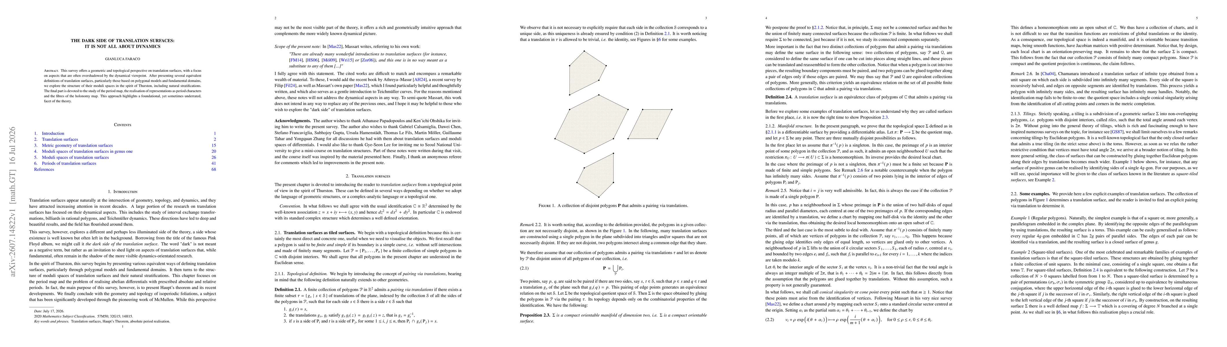 Thumbnail for The dark side of translation surfaces: It is not all about dynamics