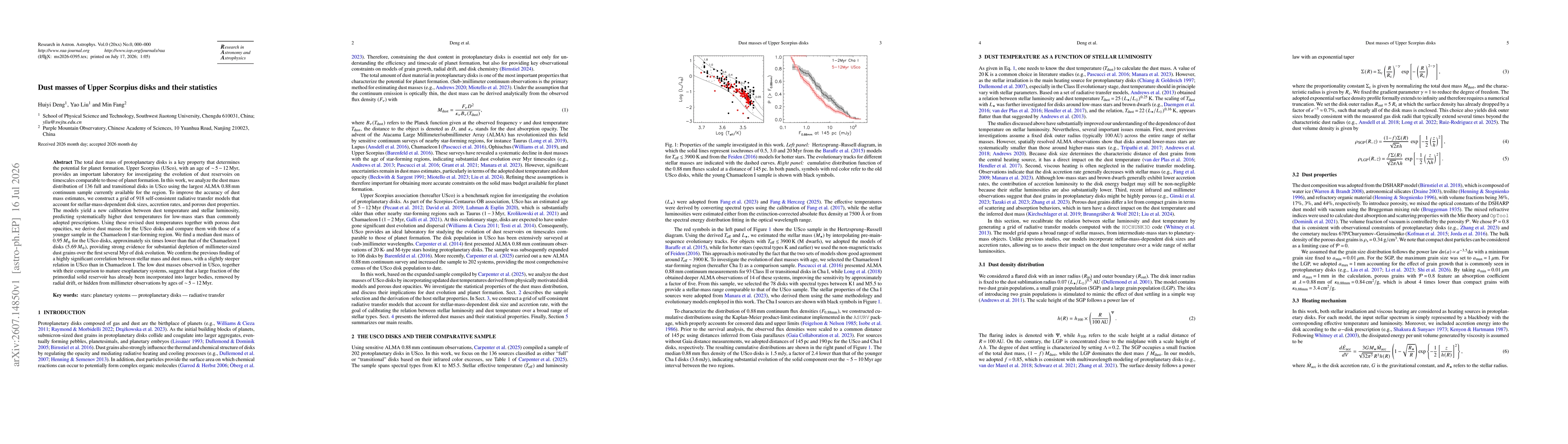 Thumbnail for Dust masses of Upper Scorpius disks and their statistics