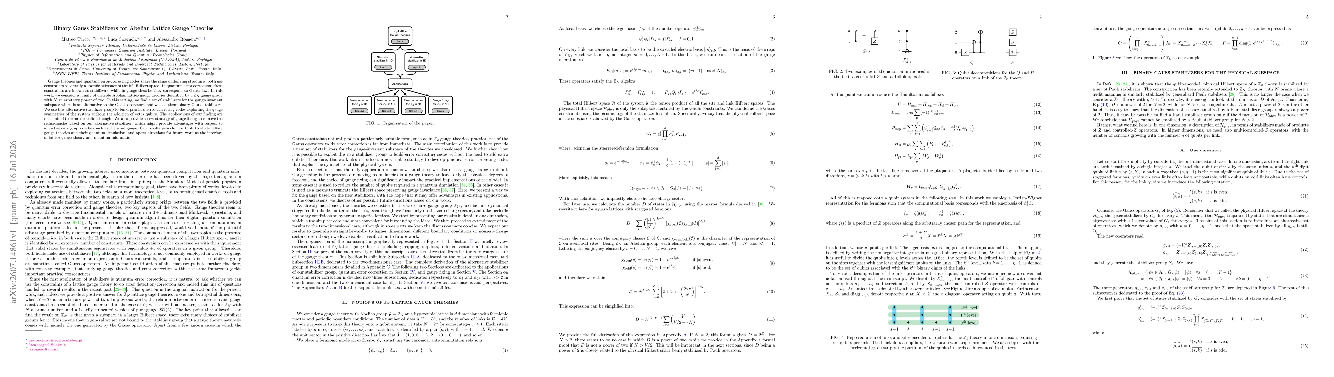 Thumbnail for Binary Gauss Stabilizers for Abelian Lattice Gauge Theories