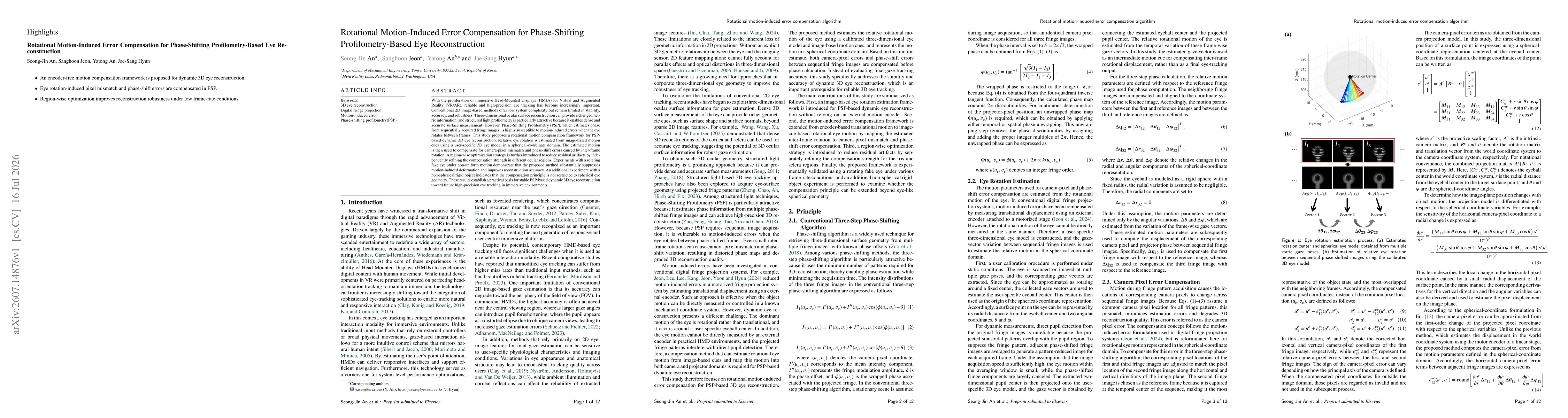Thumbnail for Rotational Motion-Induced Error Compensation for Phase-Shifting Profilometry-Based Eye Reconstruction