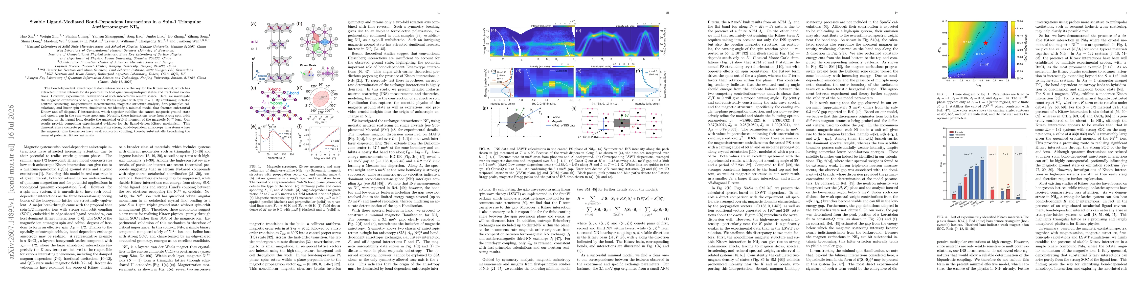 Thumbnail for Sizable Ligand-Mediated Bond-Dependent Interactions in a Spin-1 Triangular Antiferromagnet NiI$_2$