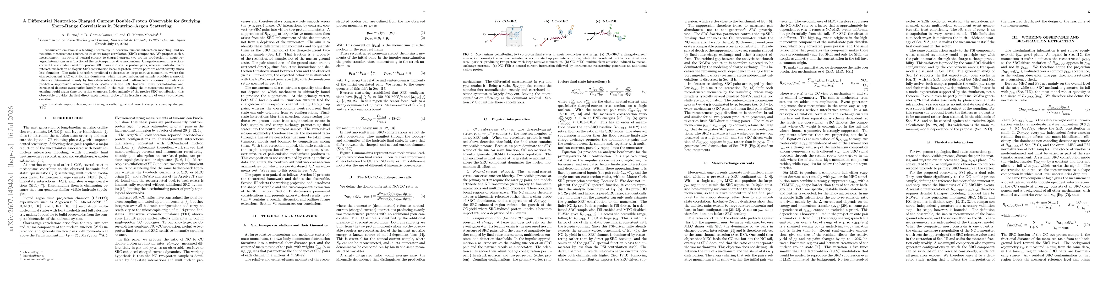 Thumbnail for A Differential Neutral-to-Charged Current Double-Proton Observable for Studying Short-Range Correlations in Neutrino--Argon Scattering