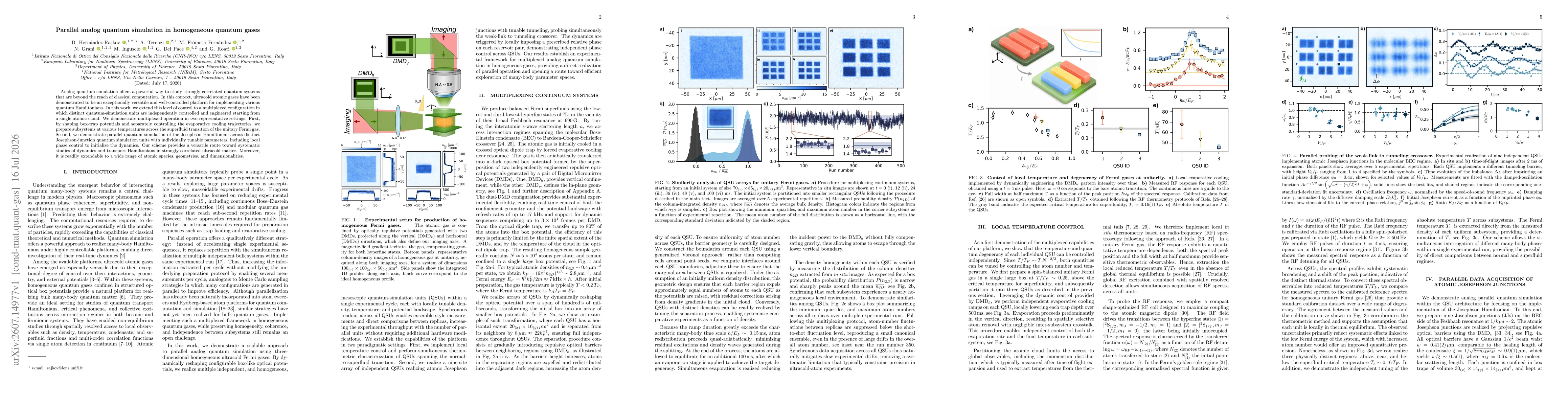Thumbnail for Parallel analog quantum simulation in homogeneous quantum gases