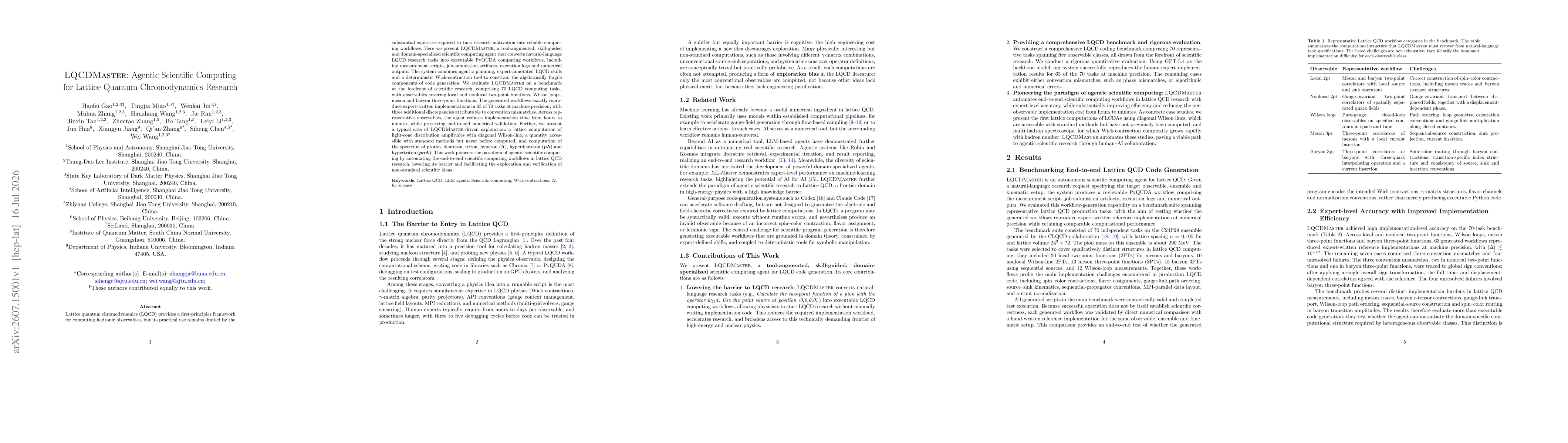 Thumbnail for LQCDMaster: Agentic Scientific Computing for Lattice Quantum Chromodynamics Research