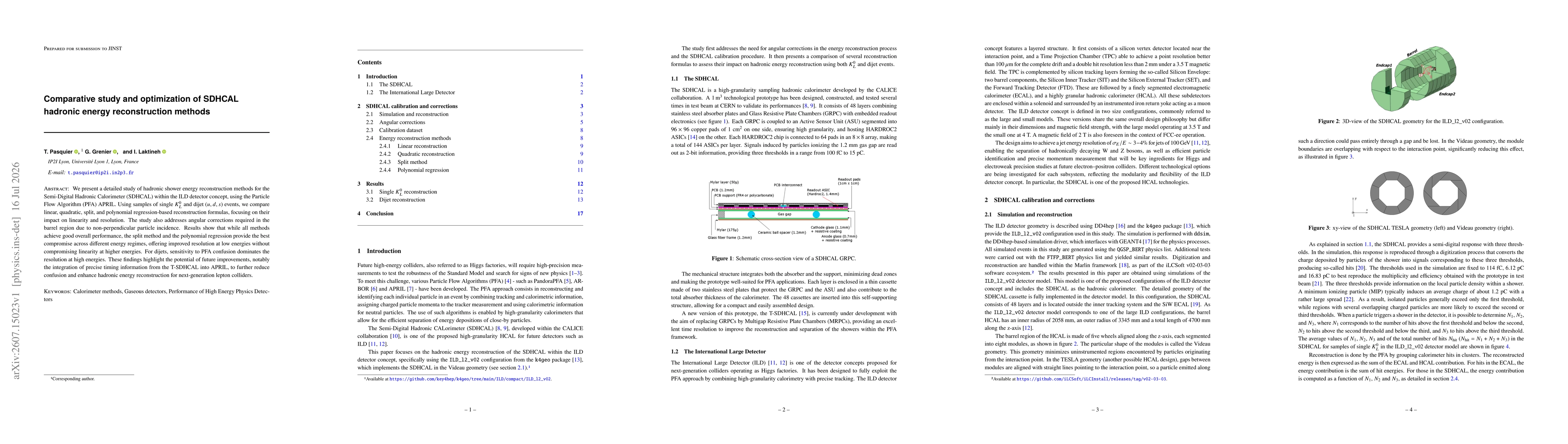 Thumbnail for Comparative study and optimization of SDHCAL hadronic energy reconstruction methods