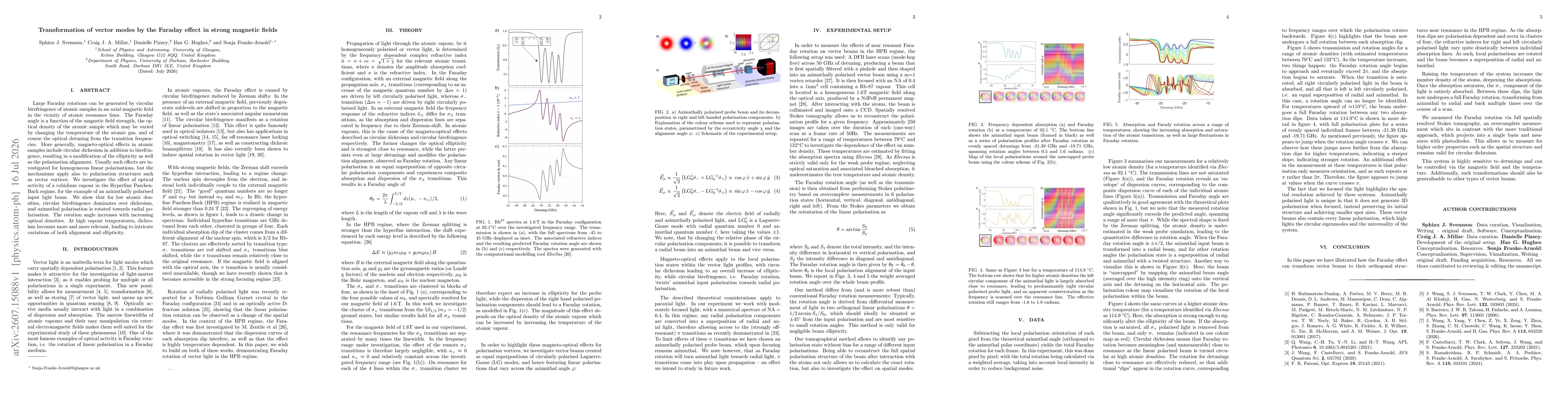 Thumbnail for Transformation of vector modes by the Faraday effect in strong magnetic fields