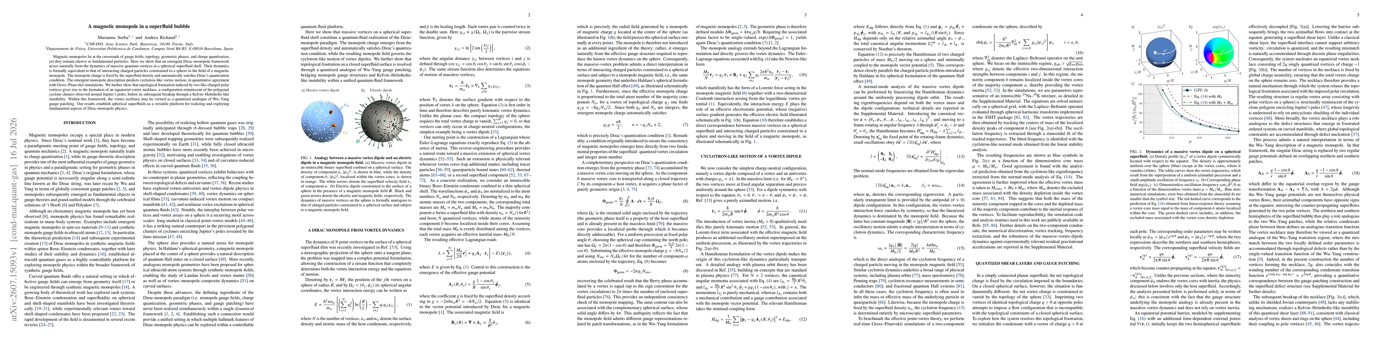 Thumbnail for A magnetic monopole in a superfluid bubble