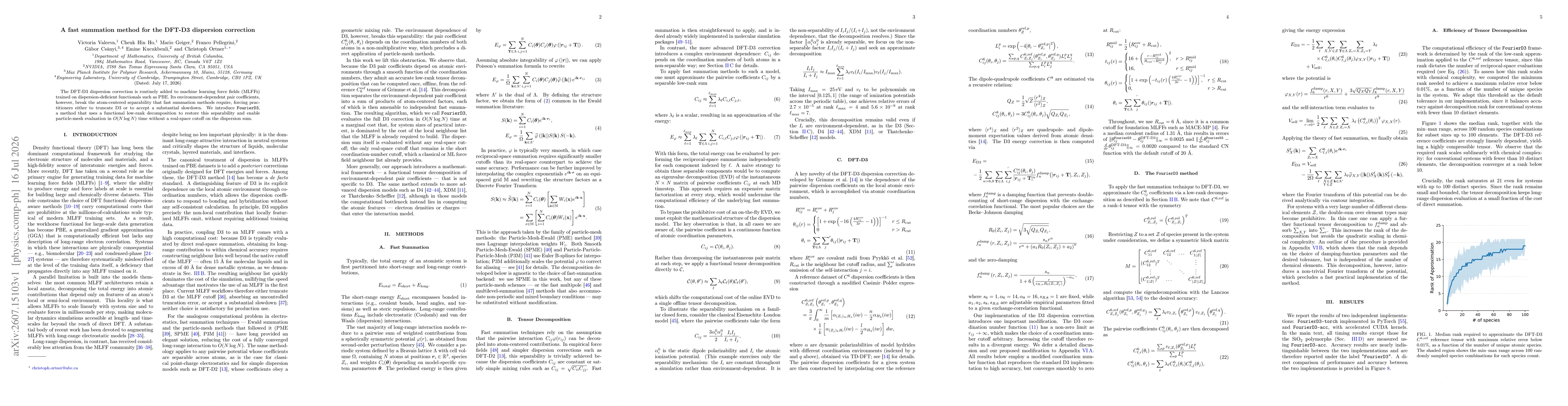 Thumbnail for A fast summation method for the DFT-D3 dispersion correction