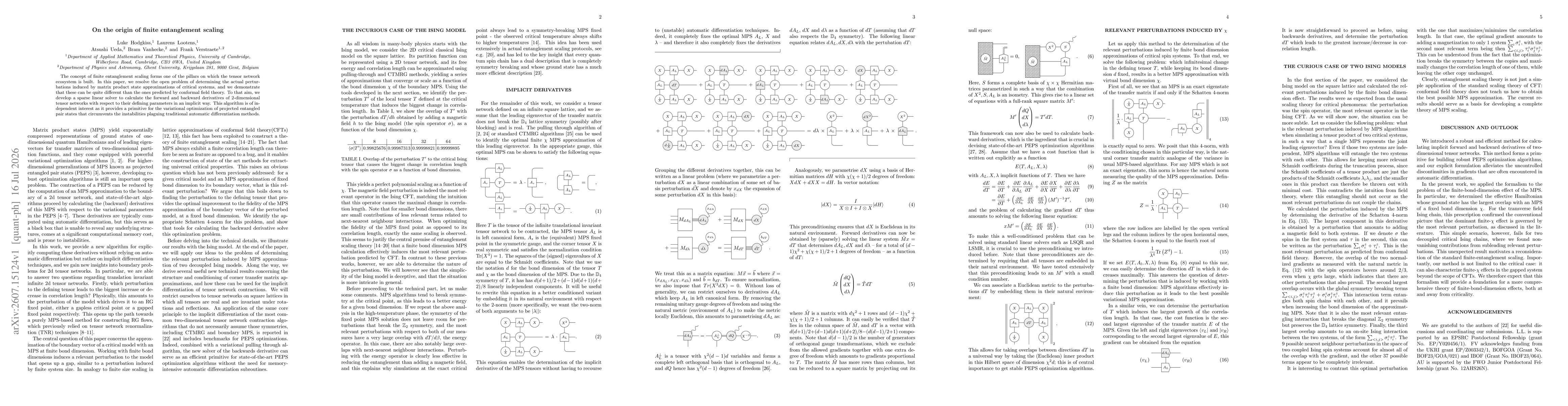 Thumbnail for On the origin of finite entanglement scaling