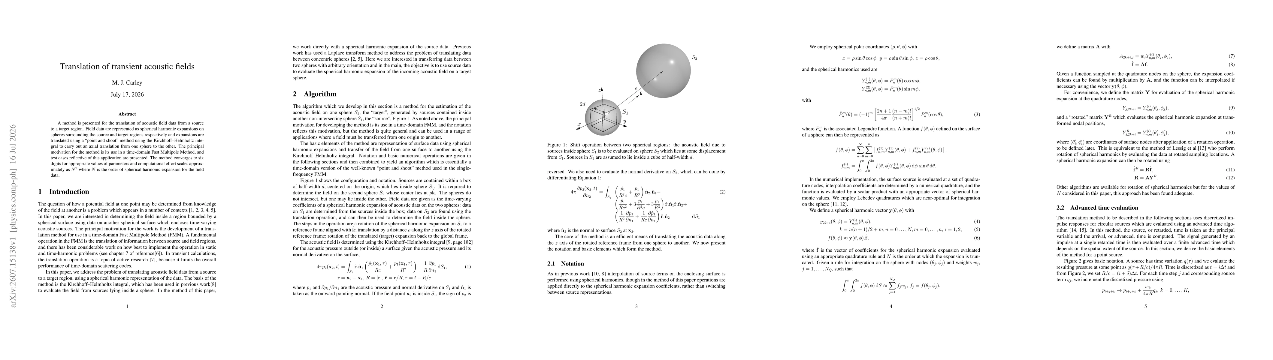 Thumbnail for Translation of transient acoustic fields